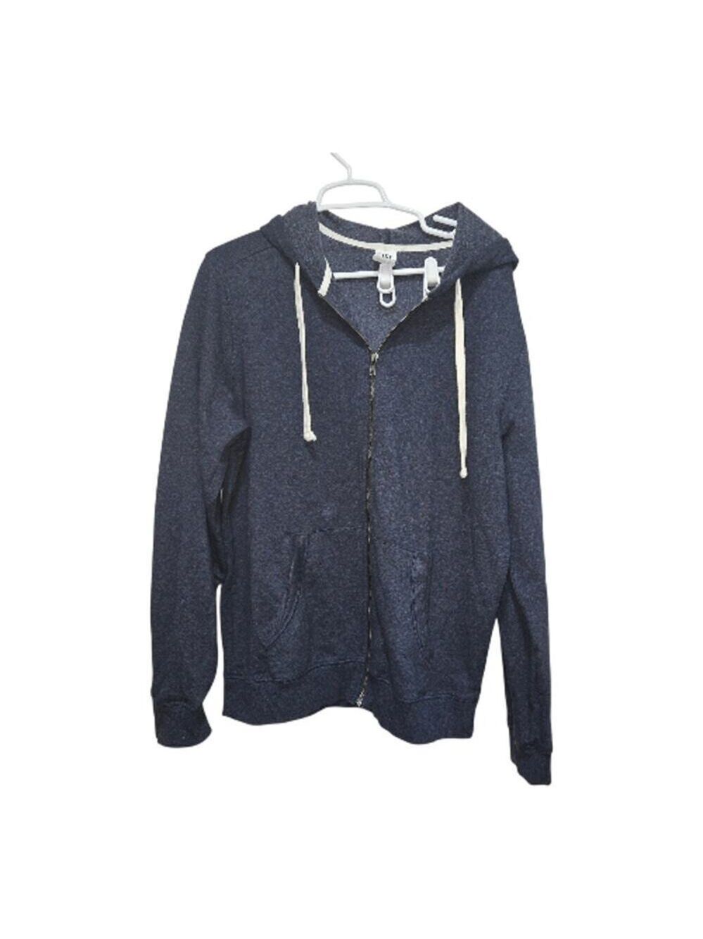 Texas Third Base Graphic Zip Hoodie Navy Sweatshirt L